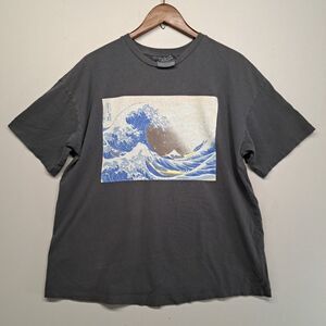Primark Hokusai Under The Wave Off Kanagawa Art Institute Chicago T Shirt Medium
